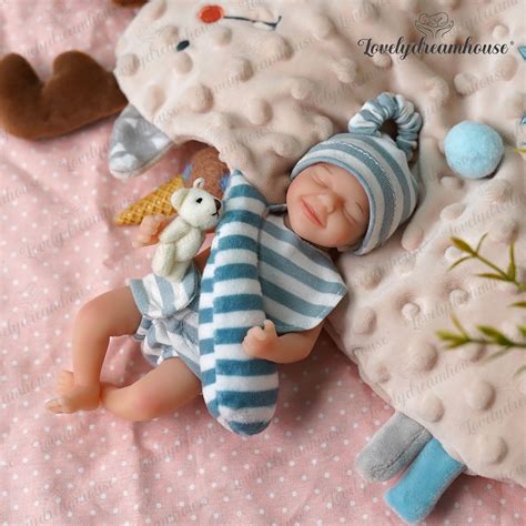 Mini Silicone Baby 6 Cora Soft Full Silicone Miniature Baby Doll
