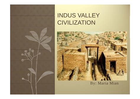 Pdf Indus Valleyindus Valley Civilizationkyc Teaching Files 264 1115 Maria Pdfgeography The