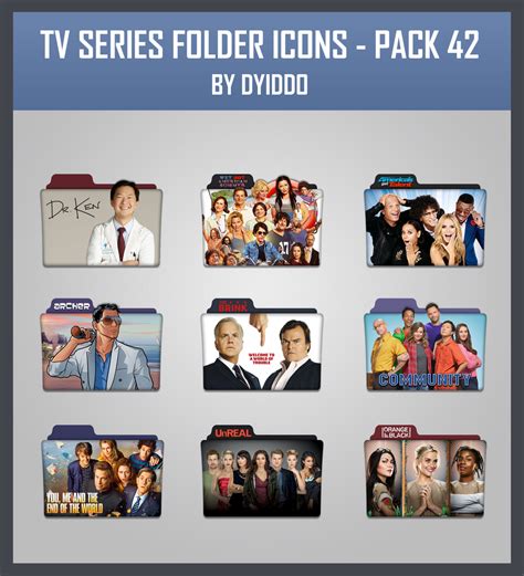 Tv Series Folder Icons Pack 42 By Dyiddo On Deviantart