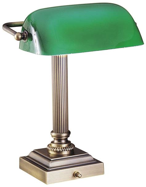 Bankers Desk Lamp In Antique Brass Lamp Desk Lamp House Of Troy