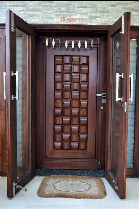 Unique 50 Modern And Classic Wooden Main Door Design Ideas