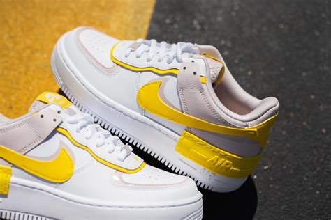 Nike wmns air force 1 shadow pale ivory. Nike Women's Air Force 1 Shadow White/Speed Yellow-Barely ...