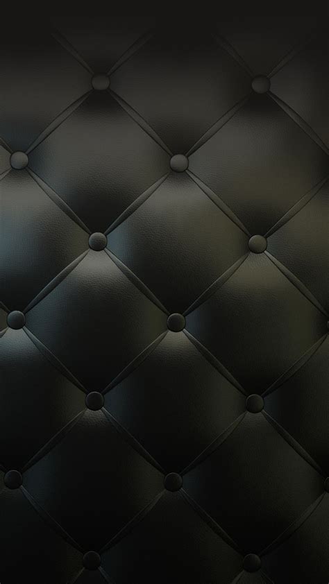 Puffy Black Leather Pattern Simple Background Basic