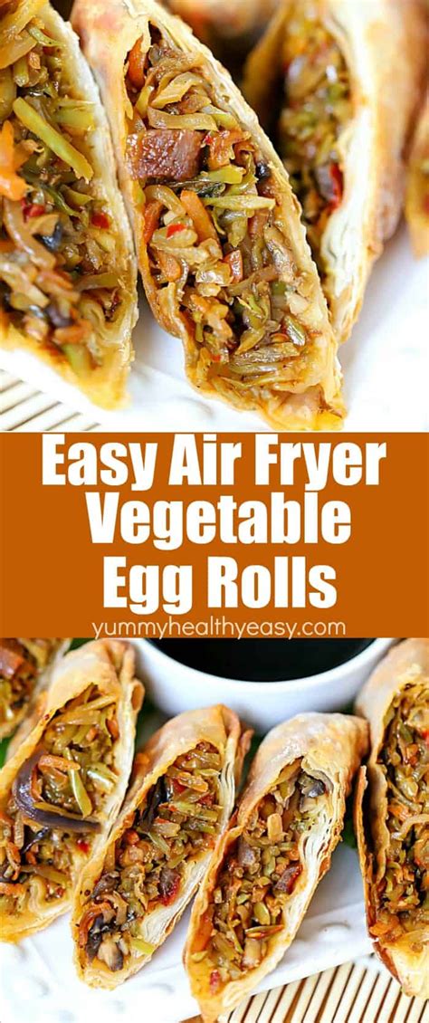 This delicious Homemade Vegetable Egg Roll Recipe is made ...