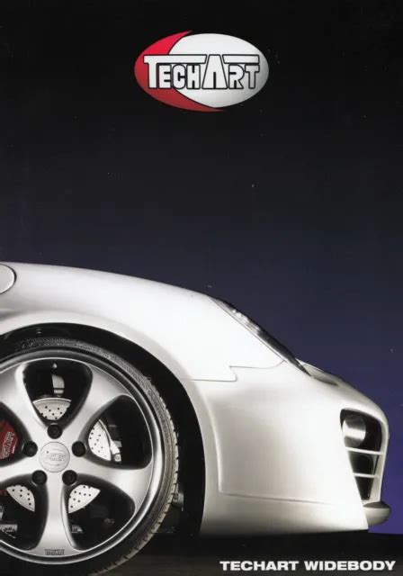 Porsche 911 996 Techart Widebody Tuning Aerodynamik Umbau Prospekt