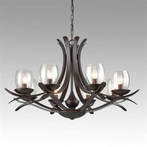 Alania Rustic Bronze Dining Room Chandelier With Seeded