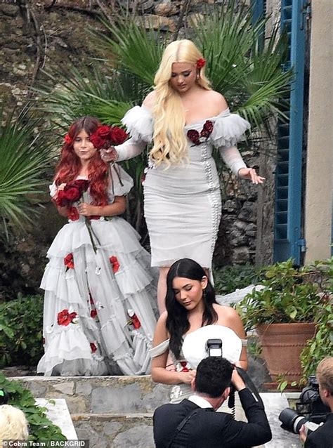 Penelope Disick And Alabama Flower Girls At Kourtney Kardashian And