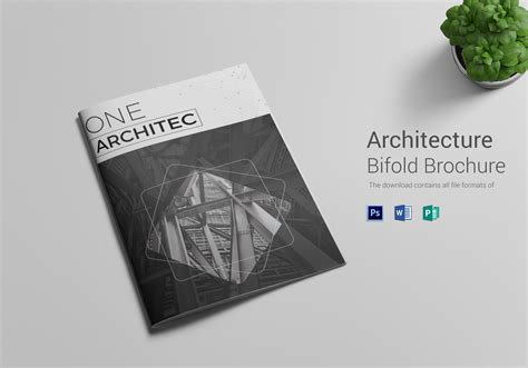 Minimal Architecture Brochure Design Template In Psd Word Publisher
