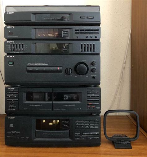 Sony Hifi Cd Radio Turntable Cassette Player With Speakers In My XXX
