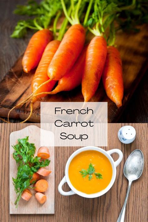 French Carrot Soup Potage Crecy In 2022 Carrot Soup Carrots Soup