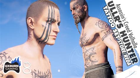 Assassin S Creed Valhalla ULLR S HUNTER Tattoo Set Showcase Store Reda