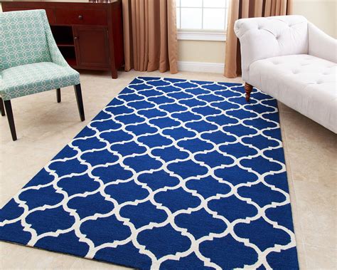 Lindenwood Hand Tufted Navy Blue Area Rug Navy Blue Area Rug Navy