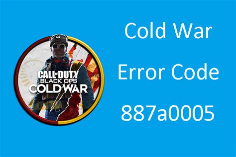 How To Fix Call Of Duty Black Ops Cold War Error Code A