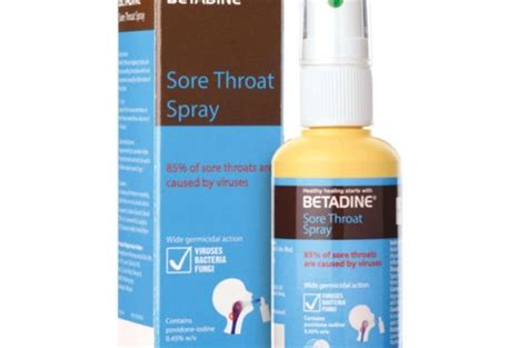 Helps stop sore throat fast. Betadine Sore Throat Spray reviews