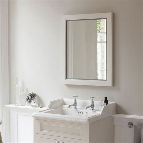 Burlington Wooden Framed Mirror 600mm 900mm And 1200mm Traditional Bathroom Mirrors Wooden