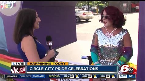 Thousands Watch The Indy Pride Parade Downtown Youtube