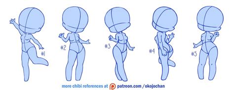 Chibi Poses Reference Chibi Base Set 1 By Nukababe Chibi Drawings