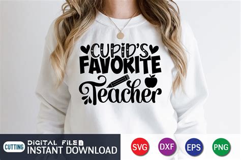 Cupid's Favorite Teacher Svg Graphic by FunnySVGCrafts · Creative Fabrica