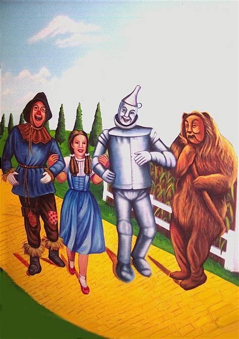 Wizard Of Oz Painting By Melinda Saminski Pixels