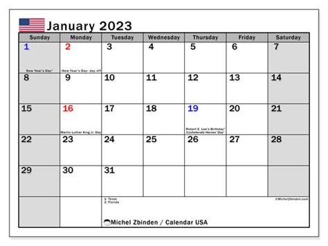 Calendario 2023 Excel Festivos Usa Imagesee