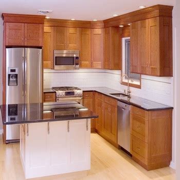 Cherry wood darkens with exposure to light, so the kitchen cabinets that you loved when you installed them, may end up being too dark for your replacing the cabinets is not only expensive, but a huge messy project, so consider lightening your cherry wood kitchen cabinets instead. America Standard Led Light Modern Cherry Wood Kitchen Cabinet(sapiential ) - Buy High Quality ...
