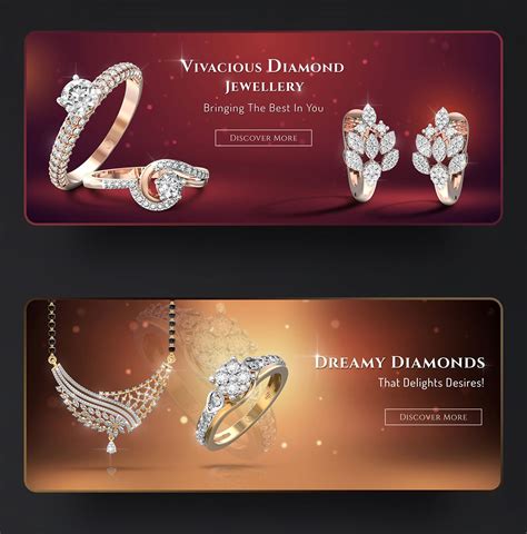Jewellery Store Website Header Images On Behance Jewelry Website