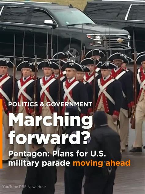 Pentagon Discussions On Us Military Parade Moving Ahead