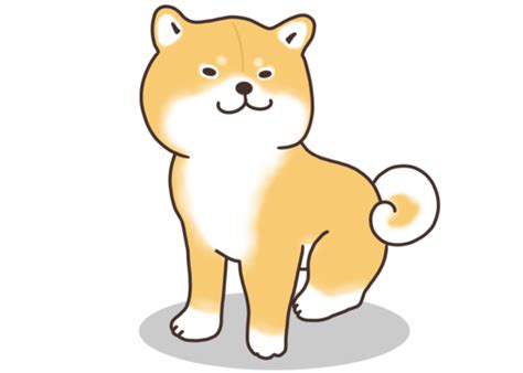 Animal Shiba Chiba Cartoon Doodle Kawaii Anime Coloring Page Cute