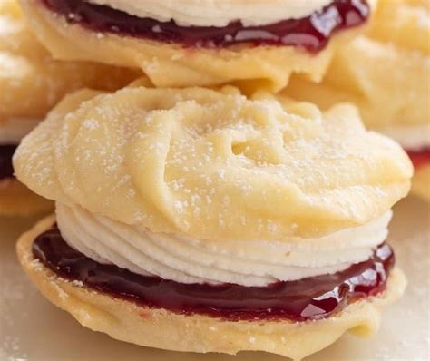 This classic recipe for mary berry's baked alaska is the perfect dessert recipe. Mary Berry's Viennese Whirls #desserts #cookies