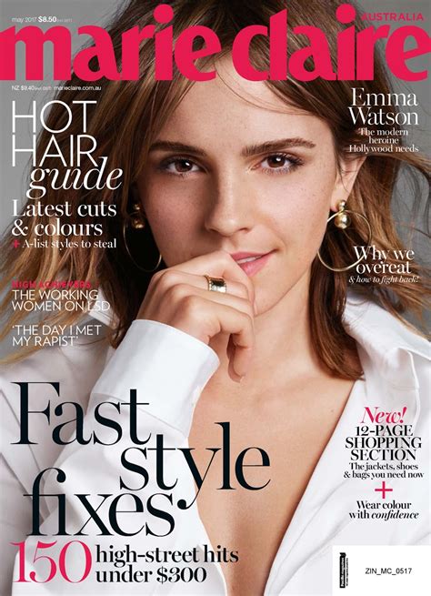 Emma Watson Updates Emma Watson Covers Marie Claire