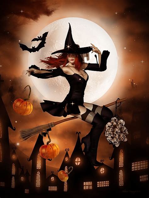 Pin On Halloween Pin Up Witches