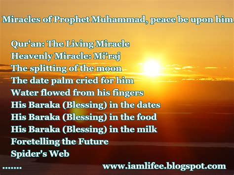 Miracles Of Prophets