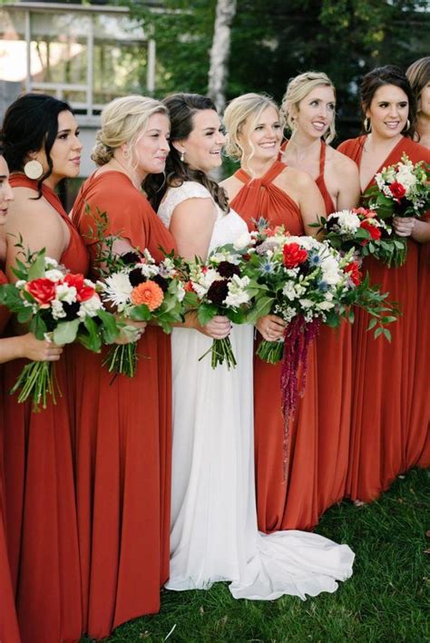 Where To Buy Rust Bridesmaid Dresses Ask Emmaline Emmaline Bride