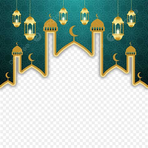 Islamic Mosque Clipart Transparent Background Elegant Islamic Border