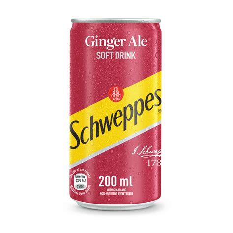 Schweppes Ginger Ale Can X ML Prestons Liquor Stores