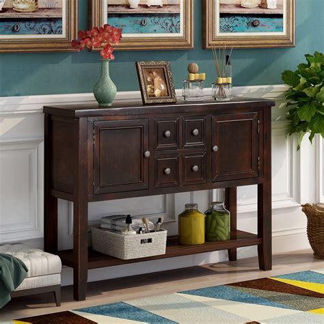 Console Sofa Table For Entryway Farmhouse Console Table With