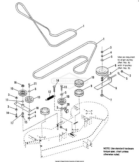 Simplicity Mower Parts Diagram