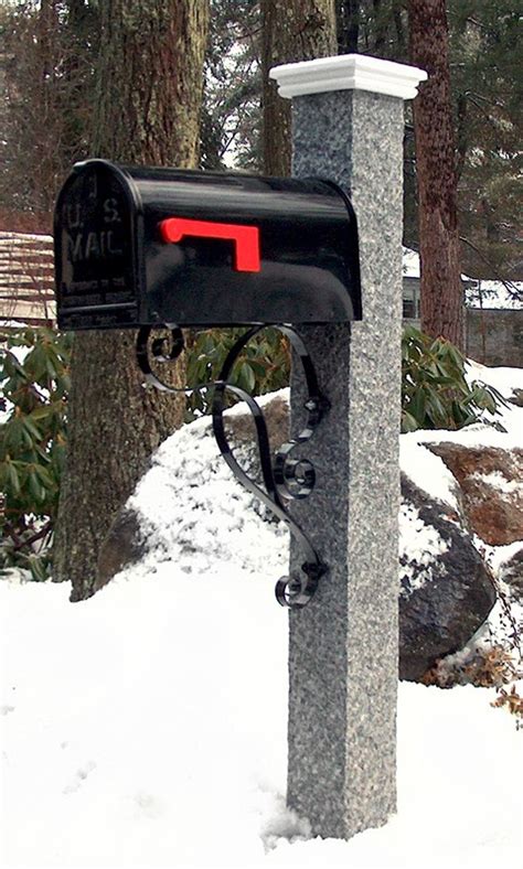 Posted on september 5, 2010 by gewinter. Granite Mailbox Posts - Camosse Masonry Supply