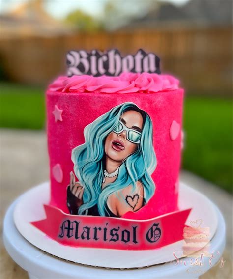 Karol G Themed Birthday Cake