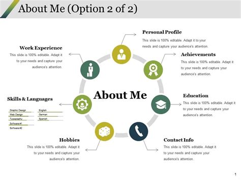 About Me Ppt Styles Example Introduction Powerpoint Shapes