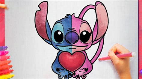 Comment Dessiner Stitch Et Angel Facile Youtube