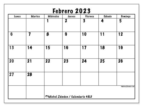 Calendario Febrero De 2023 Para Imprimir 44ds Michel Zbinden Pa Hot Sex Picture