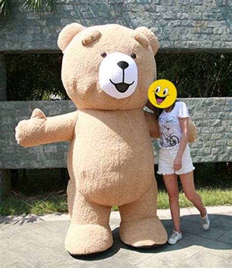 Giant Inflatable Teddy Bear Costume Multiple Colors Plush Mascot Bear Blow Up Fursuit For Events