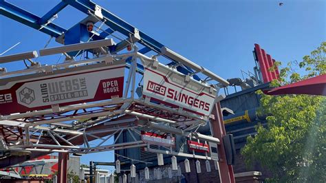 Photos Video Tour And Ride Web Slingers A Spider Man Adventure With Web