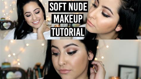Soft Nude Makeup Tutorial Misstiffanykaee Youtube