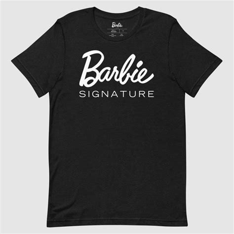 Barbie Classic Logo Camiseta Negra Unisex 91521049575 Barbiepedia