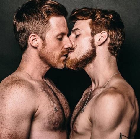 Ginger Bearded Guys Kissing Kathleenwinters