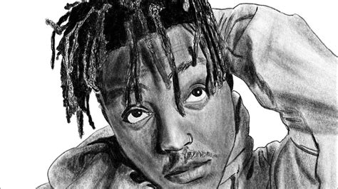 Juice Wrld Drawing Easy White And Black