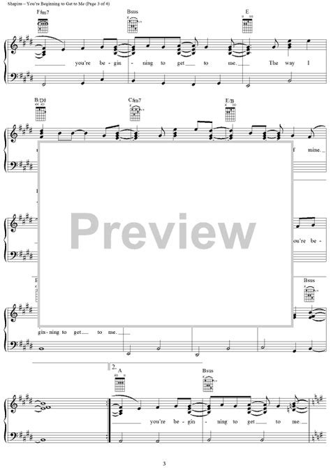 Youre Beginning To Get To Me Sheet Music By Clay Walker For Pianovocalchords Sheet Music Now