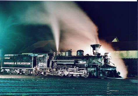 Night Train Museum Shop Fade Out Steam Engine Rio Grande Railroad